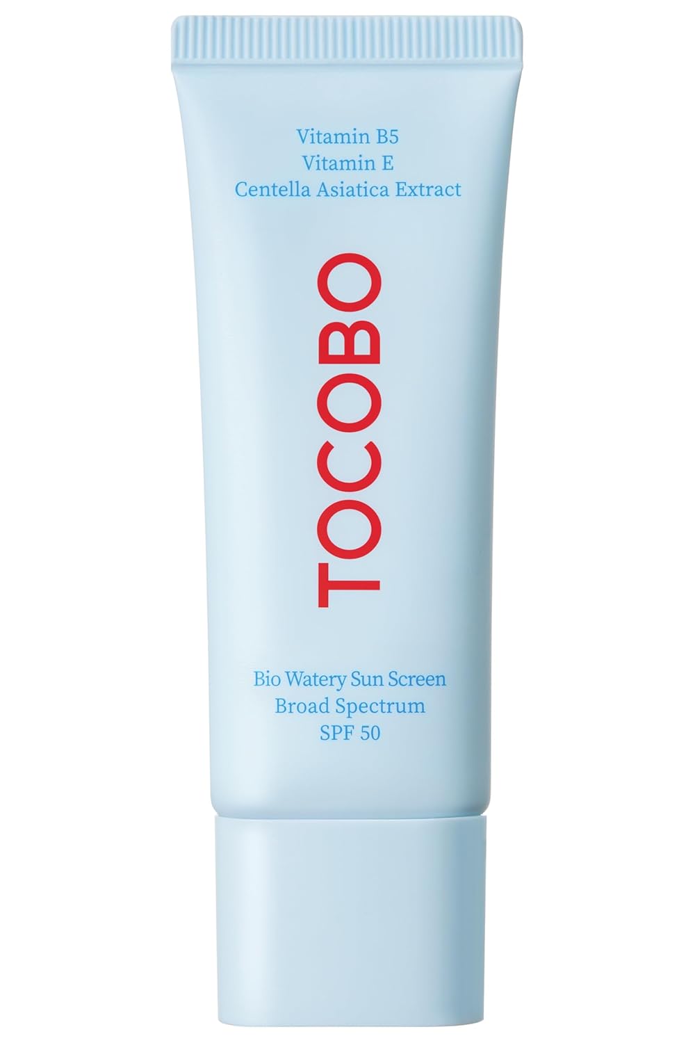 Bio Watery Sunscreen SPF 50+ PA++++ Korean Facial Sun Cream with Hyaluronic Acid - Lightweight Reef Friendly Daily Face Sunblock Lotion - Vegan, Hypoallergenic, Oxybenzone-Free 1.35 Fl Oz