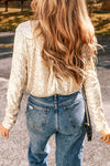 Gold Sequin Long Sleeve Bodysuit