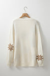 Christmas Snowflake Crewneck Sweater-Reef Love
