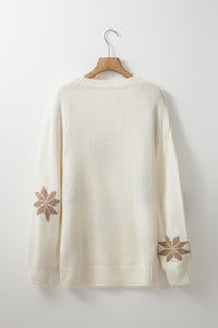 Christmas Snowflake Crewneck Sweater-Reef Love