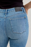 Judy Blue Full Size Mid Rise Slim Bootcut Tummy Control Release Hem Jeans Plus Size