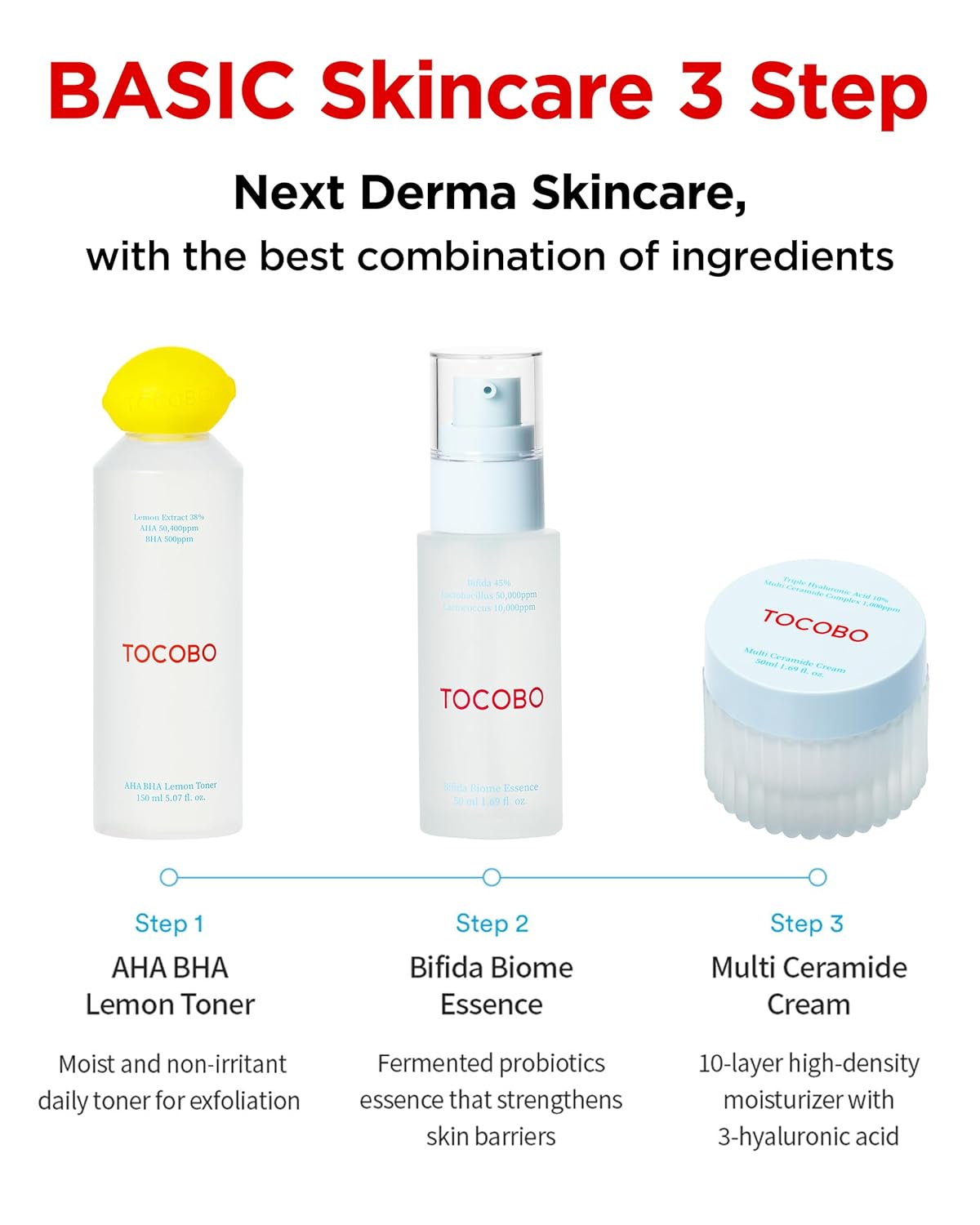 TOCOBO Bifida Biome Essence 1.69 Fl Oz / 50Ml | All in One, Skin Repair Serum, Skin Barrier Essence | Natural Ingredients, Vegan Essence, Cruelty Free, Korean Vegan Essence