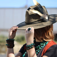 Chunky Natural Turquoise Bracelet-The Jewelry Junkie-Reef Love