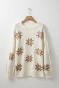 Christmas Snowflake Crewneck Sweater-Reef Love