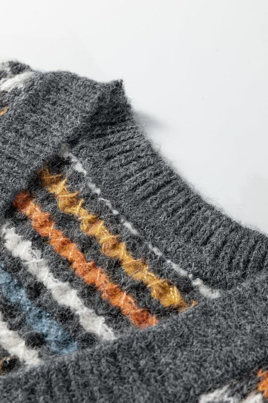 Dotty Knit Button-Up V-Neck Sweater Cardigan-JUNIPER BLVD-Reef Love