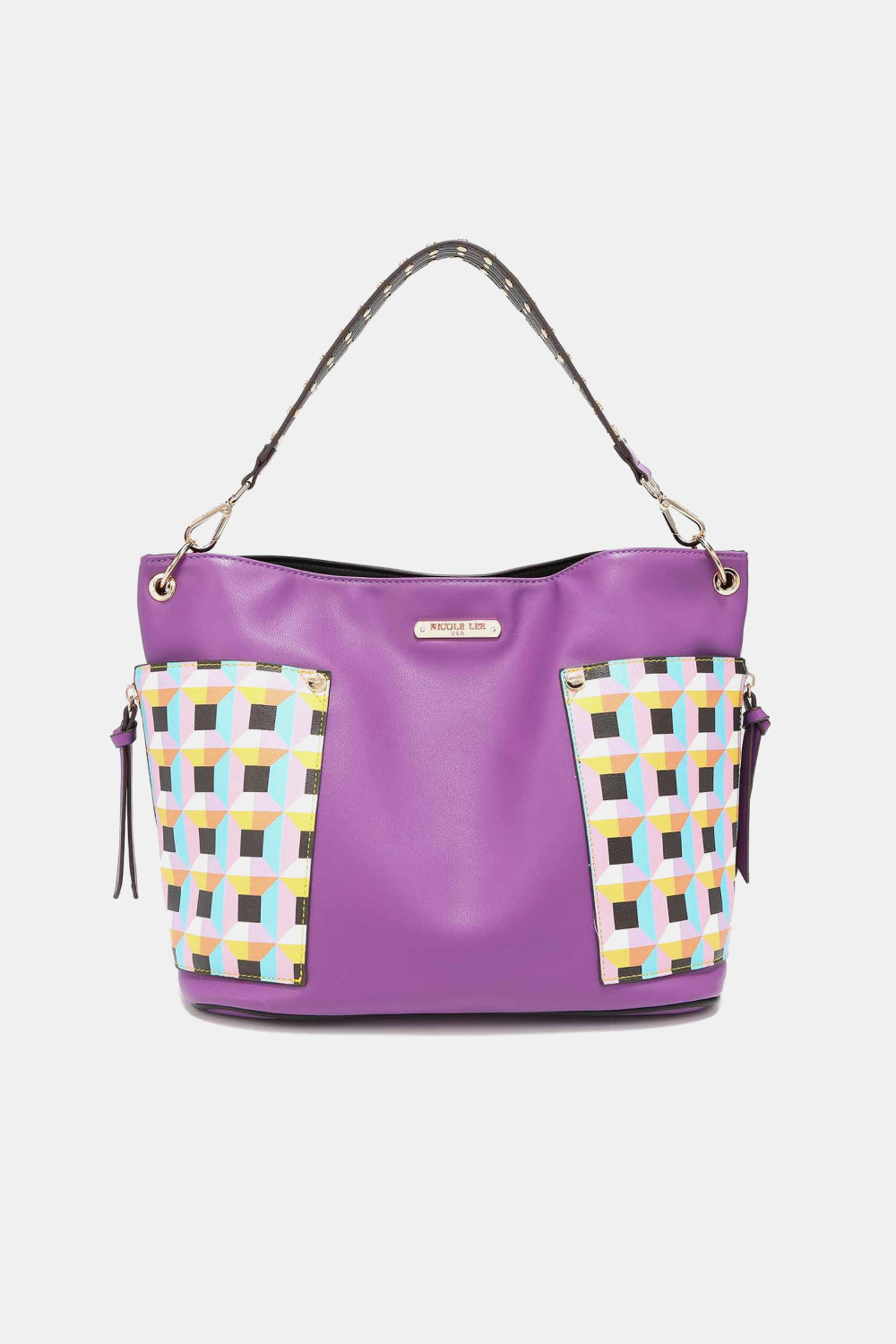 Women’s Three piece handbag set includes a Large Shoulder Bag, a Solid Bag, and a charming Heart Coin Pouch.