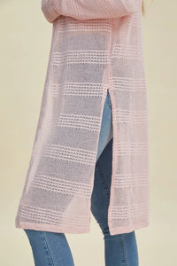 Lightweight Open Front Longline Cardigan-Double Take-Reef Love