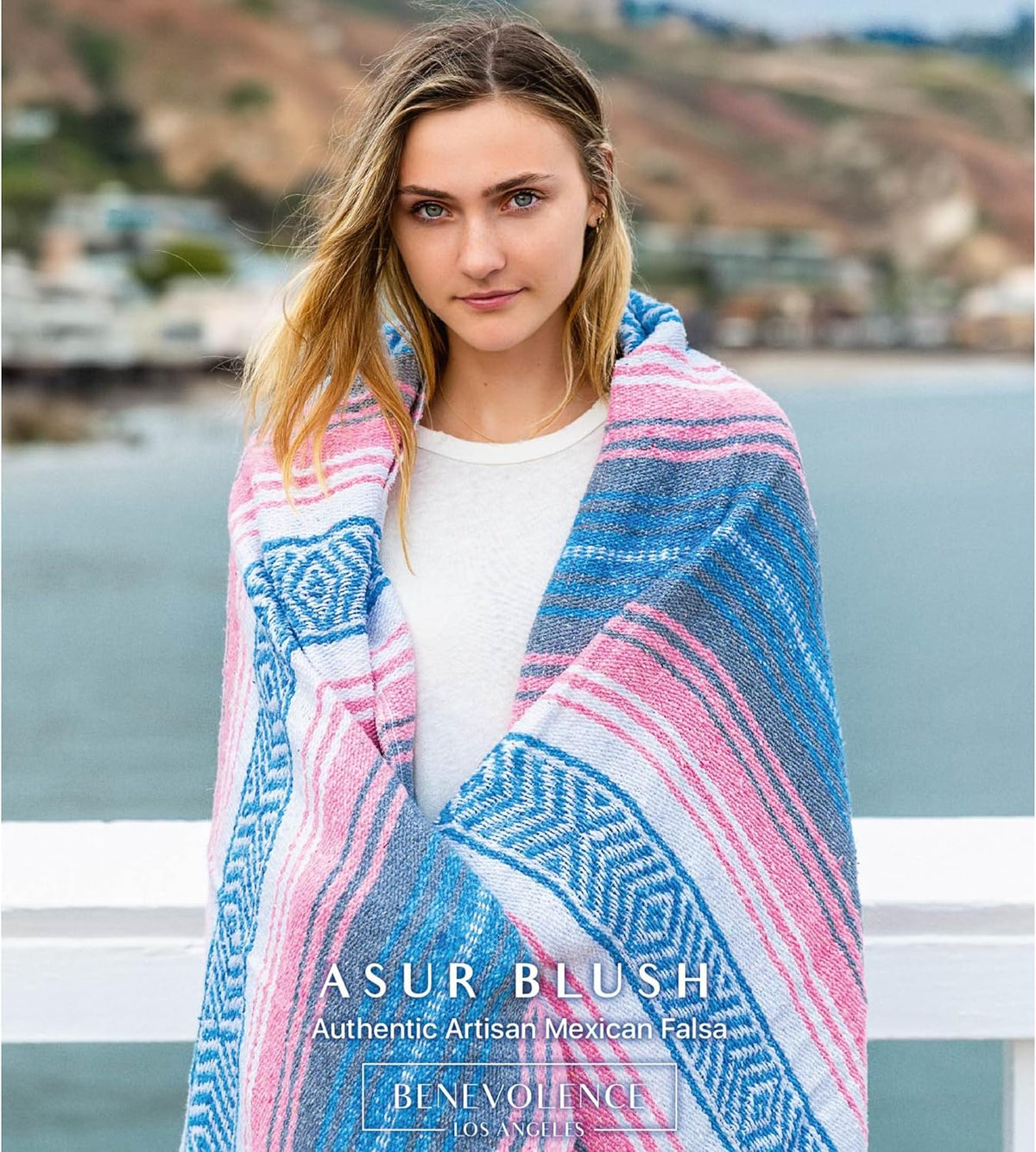 Authentic Handwoven Mexican Blanket | Yoga Blankets, Outdoor, Picnic, Beach, Camping | Equestrian Saddle | Serape 50X70 Inches - Pack of 1