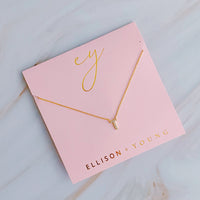 Understated Beauty Initial Necklace-Jewelry & Accessories - Necklaces & Pendants - Pendant Necklaces-Reef Love