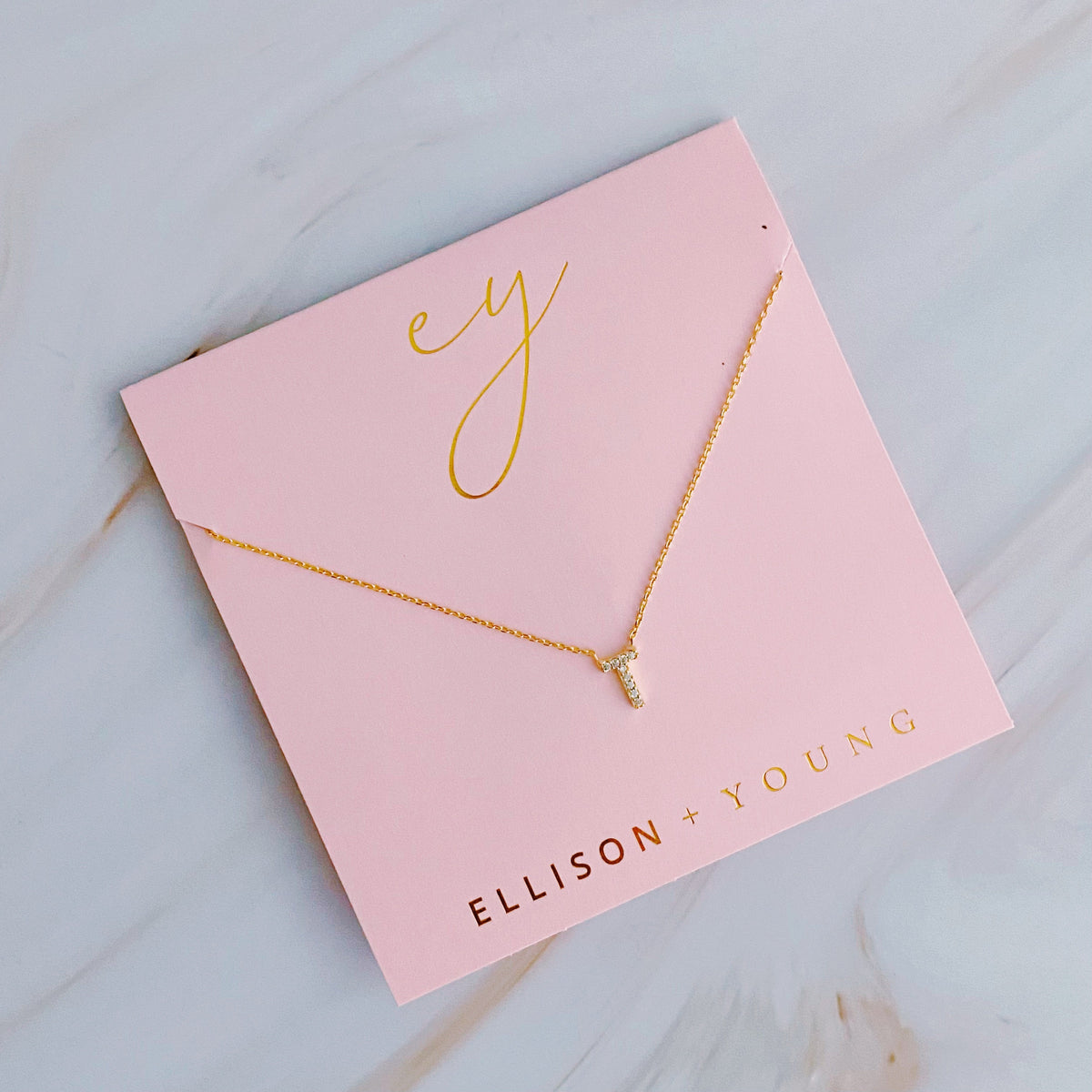 Understated Beauty Initial Necklace-Jewelry & Accessories - Necklaces & Pendants - Pendant Necklaces-Reef Love