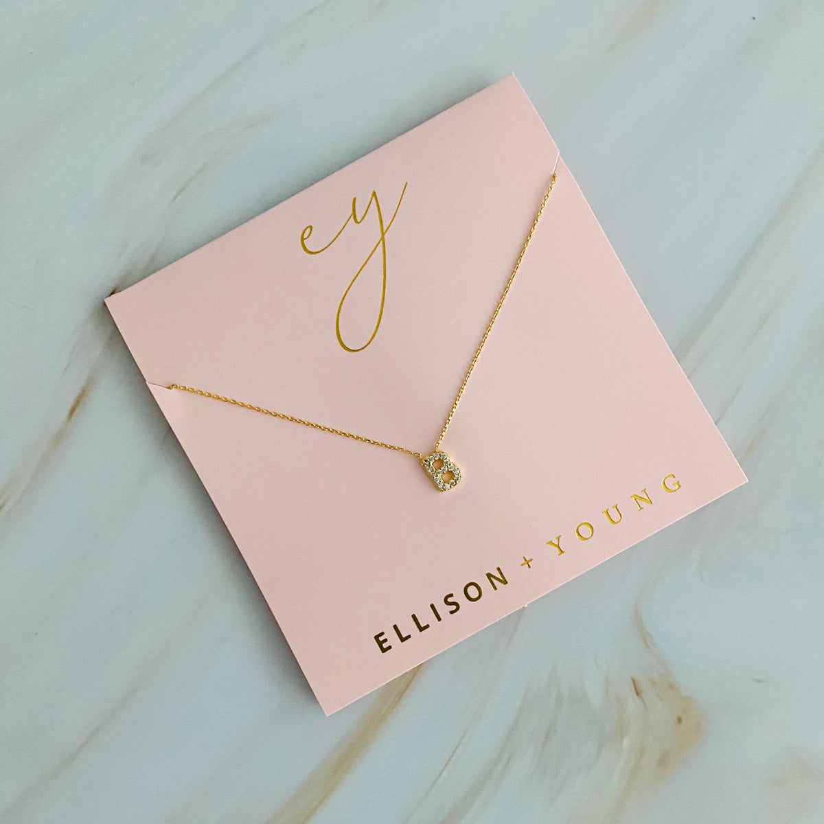 Understated Beauty Initial Necklace-Jewelry & Accessories - Necklaces & Pendants - Pendant Necklaces-Reef Love