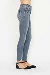 Judy Blue Vintage Wash Hem Destroy Skinny Jeans