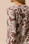 Shop Flower Printed Waffle Thumb Opening Top-Cozy and casual, flower printed waffle knit top features thumb openings, a classic crew neck, and a relaxed fit. Ideal for layering during transitional seasons.-Reef Love Boho-Chic Boutique