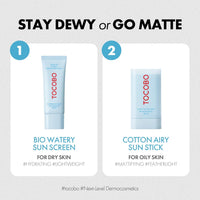 Bio Watery Sunscreen SPF 50+ PA++++ Korean Facial Sun Cream with Hyaluronic Acid - Lightweight Reef Friendly Daily Face Sunblock Lotion - Vegan, Hypoallergenic, Oxybenzone-Free 1.35 Fl Oz