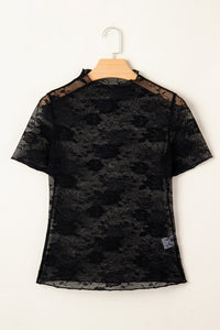 Camilla Short Sleeve Sheer Top
