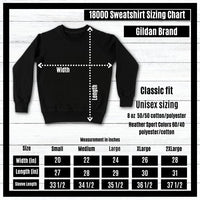 Halloween Flower Patch Ghost Graphic Sweatshirt