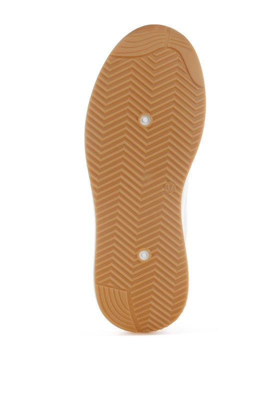 Subasa Chunky Mesh Platform Sneakers