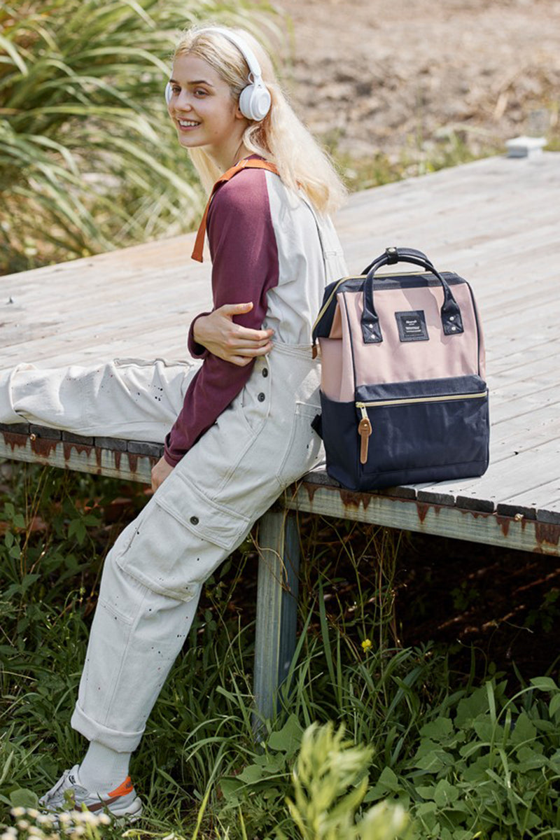 Waterproof Canvas Backpack Bag with Side Pockets. Computer Bag. Work Bag. Book bag. 