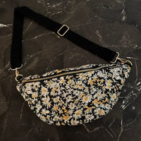 Vintage Floral Sling Crossbody Bag