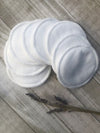 Reusable Bamboo Cotton Facial Rounds Pads, 5-Pack
