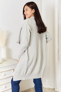 Angel Wings Open Front Duster Cardigan with Pockets-Reef Love-Reef Love