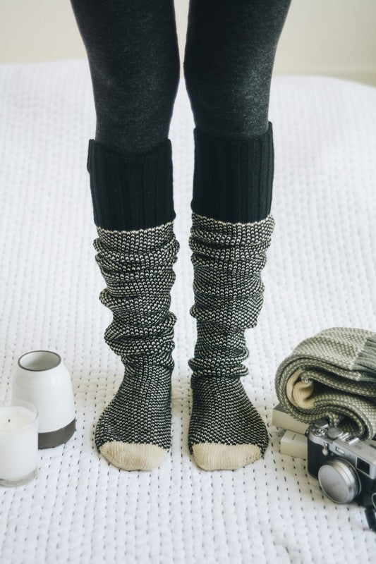 Shop Knitted Lounge Socks-available at Reef Love online boho-chic boutique