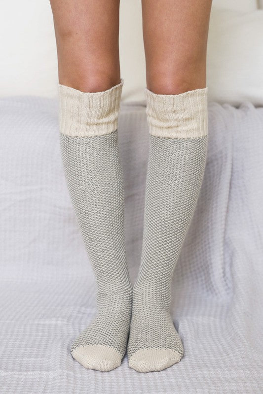 Shop Knitted Lounge Socks-available at Reef Love online boho-chic boutique
