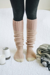 Shop Knitted Lounge Socks-available at Reef Love online boho-chic boutique