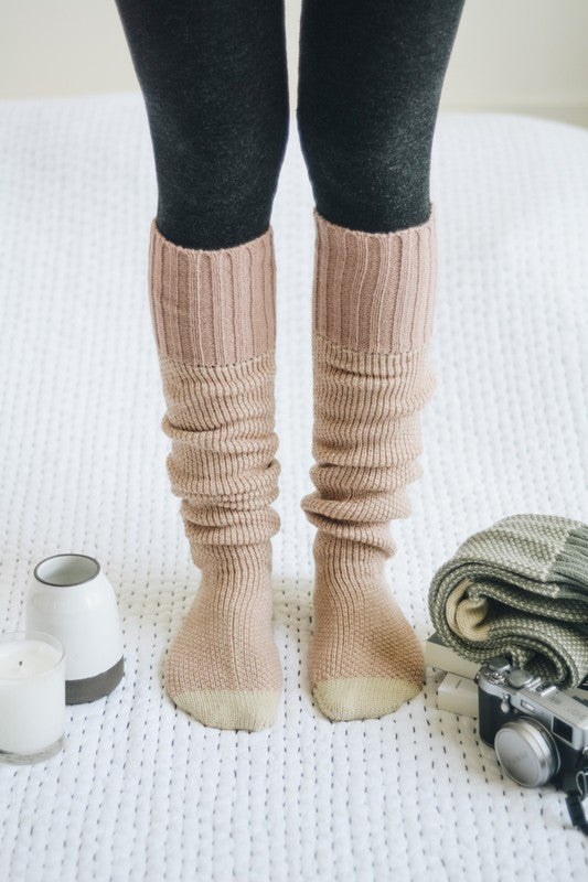 Shop Knitted Lounge Socks-available at Reef Love online boho-chic boutique