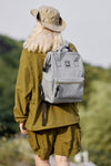 Waterproof Canvas Backpack Bag with Side Pockets. Computer Bag. Work Bag. Book bag. 