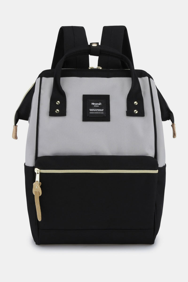 Waterproof Canvas Backpack Bag with Side Pockets. Computer Bag. Work Bag. Book bag. 