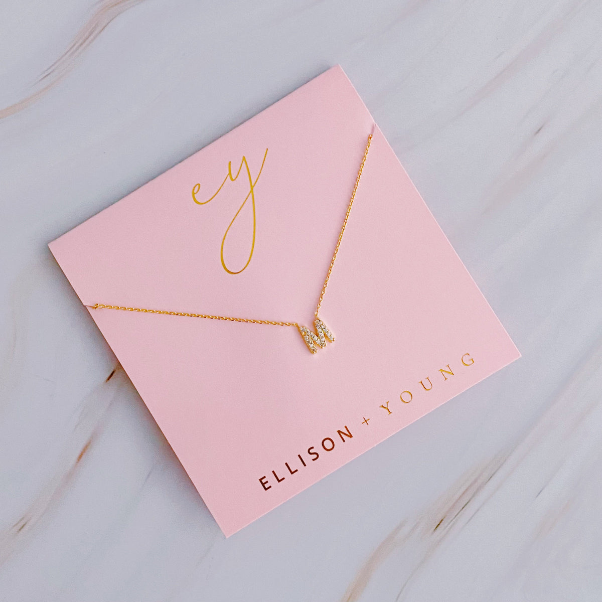 Understated Beauty Initial Necklace-Jewelry & Accessories - Necklaces & Pendants - Pendant Necklaces-Reef Love