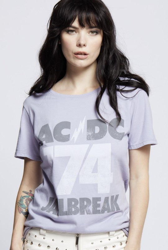 AC/DC Jailbreak '74 Boyfriend Tee-Reef Love