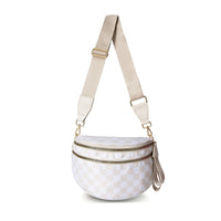 Frankie Oversize Double Zip Print Crescent Sling