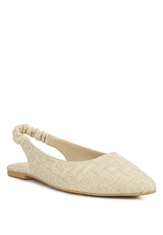 AMIRAH Slingback Ballet Flats-Reef Love