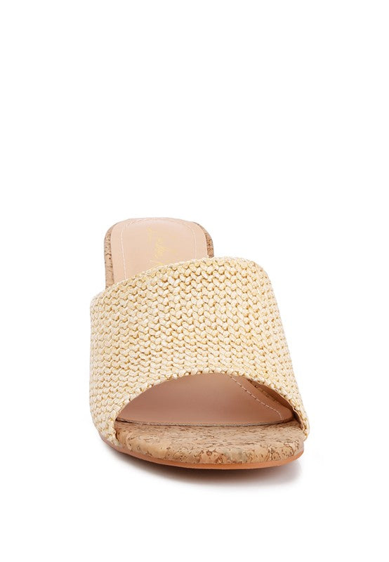 Addie Raffia Slip On Sandals- Boho Chic Styles by Reef Love