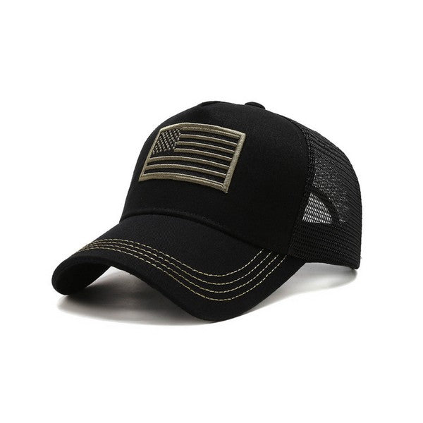 American Flag Trucker Hat-Jupiter Gear-Reef Love