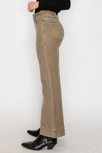 Artemis Vintage Khaki Wash Tummy Control High Rise Holly Flare Jeans-Reef Love