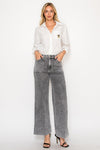 AT2101PZLG - High Rise the Perfect Palazzo Jeans