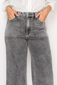 AT2101PZLG - High Rise the Perfect Palazzo Jeans