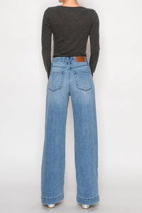 AT2109WDM - TUMMY CONTROL HIGH RISE A-WIDE JEANS