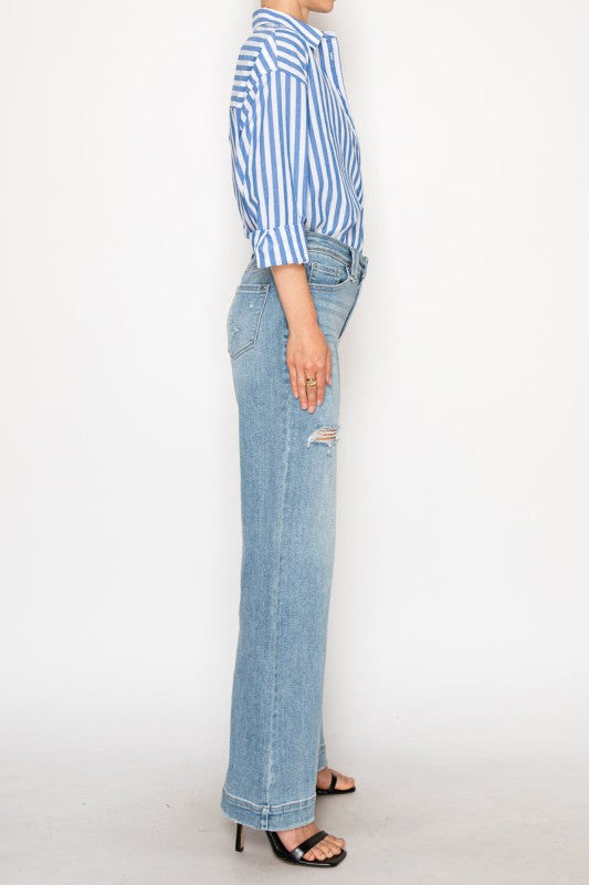 Artemis Vintage Ultra High Rise Modern Wide Jeans-Reef Love