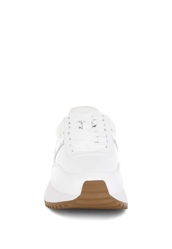 Athion Studded Real Leather Sneakers- Boho Chic Styles by Reef Love