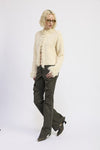 Avalon Fringe Trim Knit Cardigan