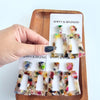 Shop Avery Drop Earrings - Multicolor-Avery Multicolor Drop Earrings with playful mix of soft blues, pinks, yellow, orange, black, and white. Lightweight, artistic, and full of fun personality.-available at Reef Love online boho-chic boutique