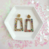 Shop Avery - Unicorn Drop Earrings-Avery Unicorn Drop Earrings with glittery acrylic charms and 18K gold-plated posts. Lightweight, bold, and magical—part of our Enchanted Collection.-available at Reef Love online boho-chic boutique