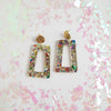 Shop Avery - Unicorn Drop Earrings-Avery Unicorn Drop Earrings with glittery acrylic charms and 18K gold-plated posts. Lightweight, bold, and magical—part of our Enchanted Collection.-available at Reef Love online boho-chic boutique