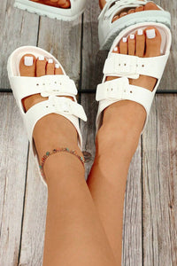 Double-buckle EVA Slippers