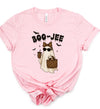 BOOJEE Leopard Halloween Ghost Graphic Tee-BOOJEE Ghost Graphic Tee – Halloween shirt with ghost, bats & leopard print accessories. Soft Bella + Canvas cotton tee, perfect for fall layering.-Reef Love