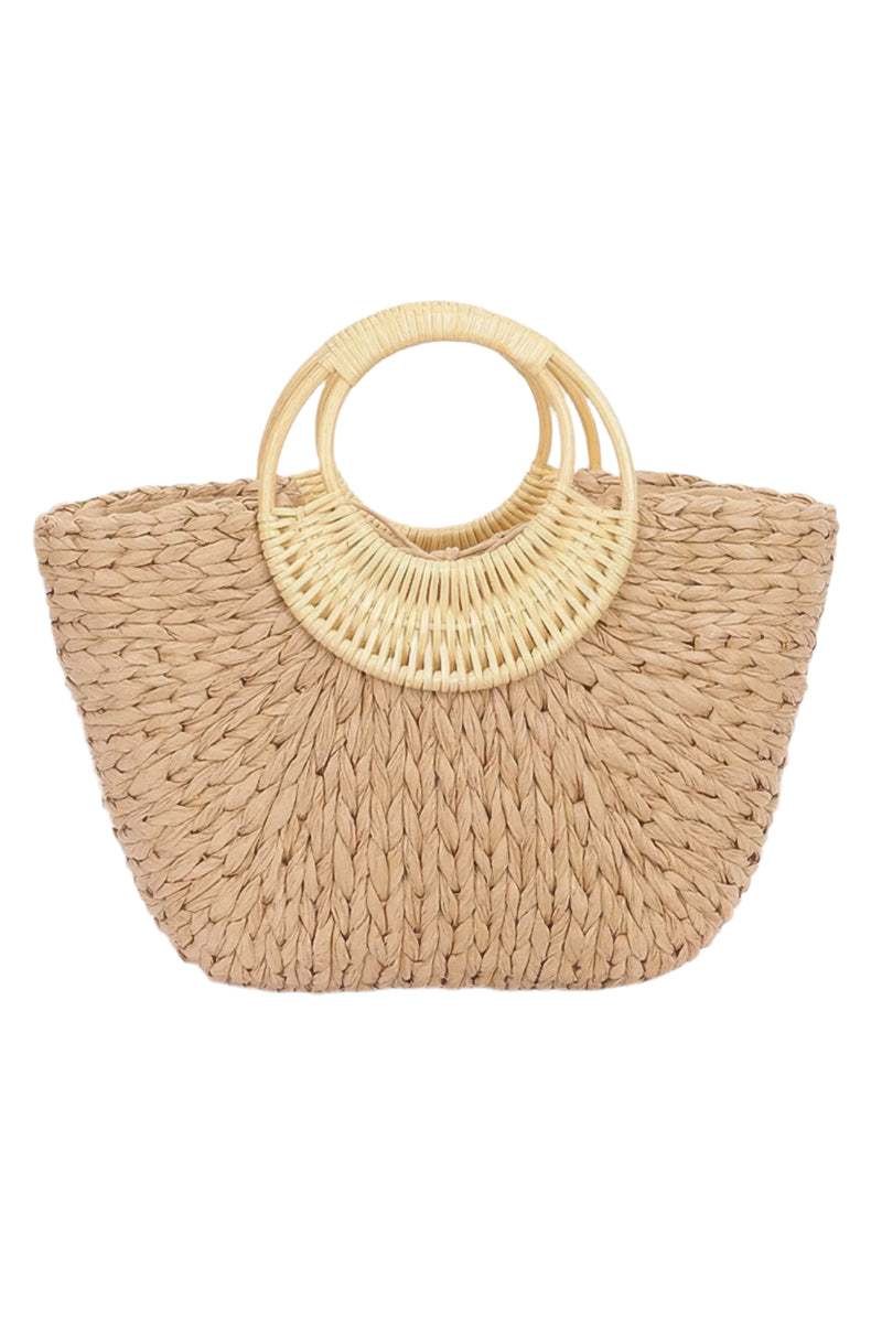 bamboo handle tote bag by reef love